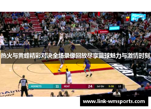 热火与黄蜂精彩对决全场录像回放尽享篮球魅力与激情时刻